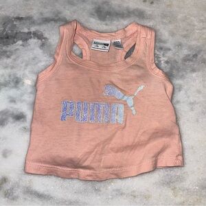 Puma Peach Tank with Glitter 0/3 Months